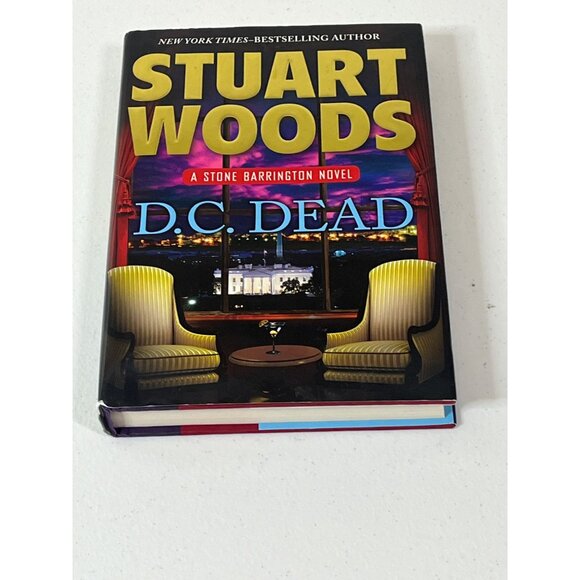 DC Dead by Stuart Woods Stone Barrington Book 2 Hardcover Mystery Thriller - Picture 2 of 7